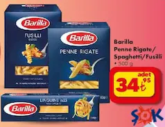 BARİLLA PENNE RİGATE / SPAGETTİ / FUSİLLİ MAKARNA 500 G fiyat ve kampanya bilgisi